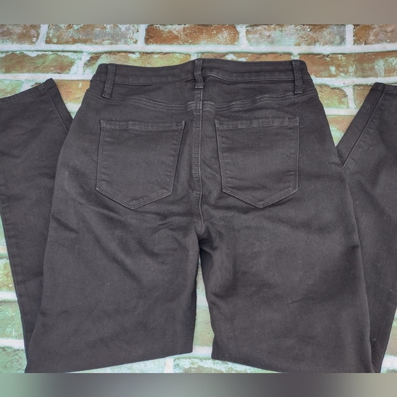 Talbots Flawless High Waist Jegging Ankle Ladies sz 4p black Denim Jeans - Picture 6 of 8